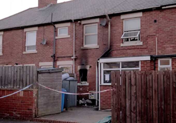 The four-year-old died in the home and could not be saved (Picture: North News & Pictures)