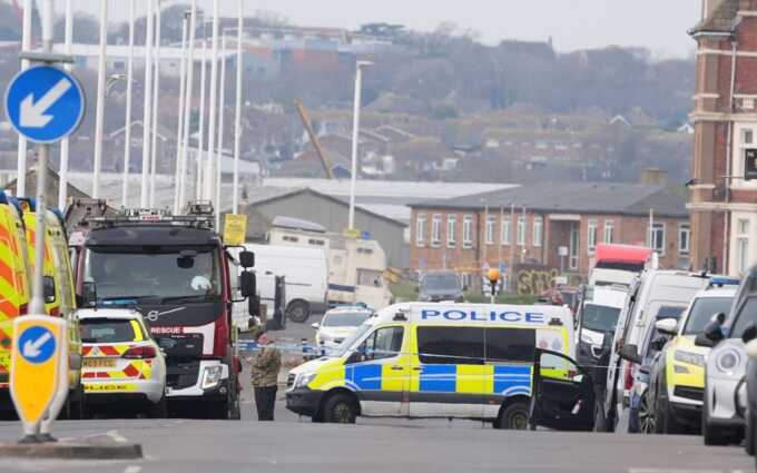 Man has been arrested on suspicion of producing explosives in St Leonards-on-Sea
