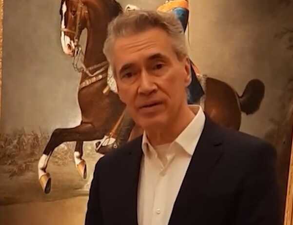 Dr Donatus who posed himself as Prince of Hohenzollern. Pic: Screenshot from a video by The Sun