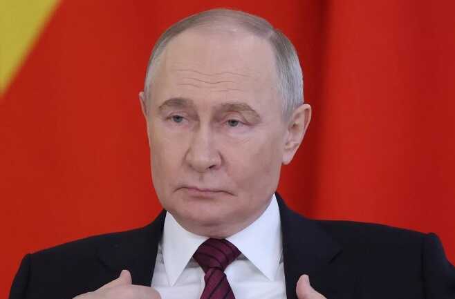Russian President Vladimir Putin in Moscow, Russia, on Saturday. Photo: Contributor/Getty Images
