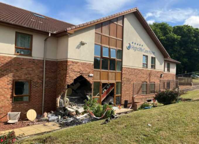 Residents have been evacuated and placed in temporary accommodation (Picture: ncjMedia Ltd)