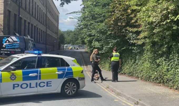 A cordon was put in place (Picture: YappApp)