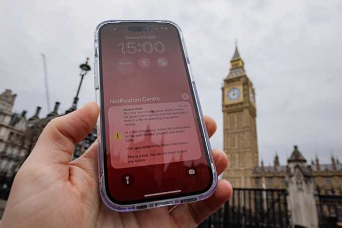 UK to test emergency alert system on phones on September 7
