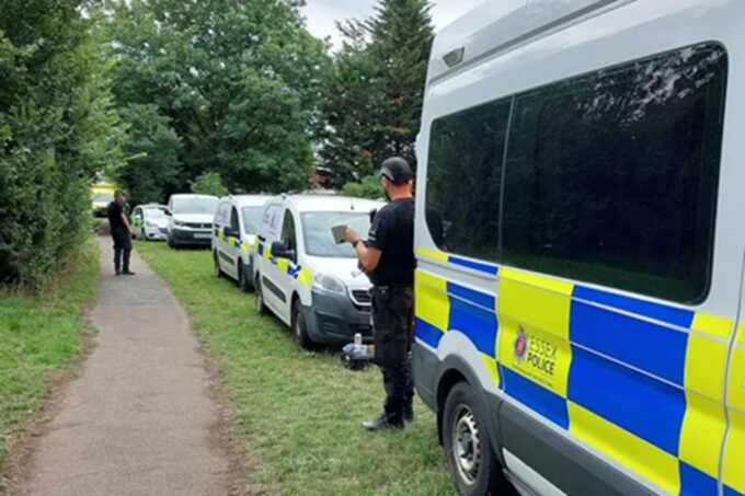 Police uncover body in medieval cave in Essex’s Hangman’s Woods