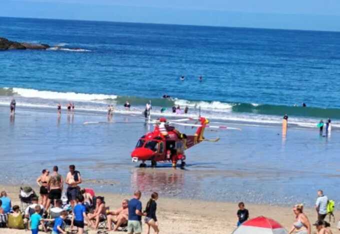 Two women die while swimming off Cornwall coast