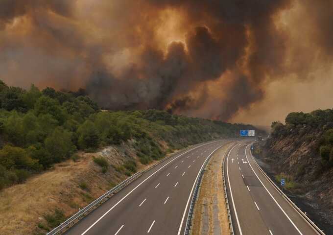 Spain battling devastating wildfires amid record-breaking heatwave