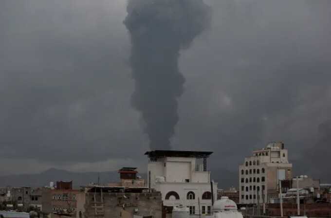 Israel strikes Yemen’s capital as Houthis back Palestinians in Gaza