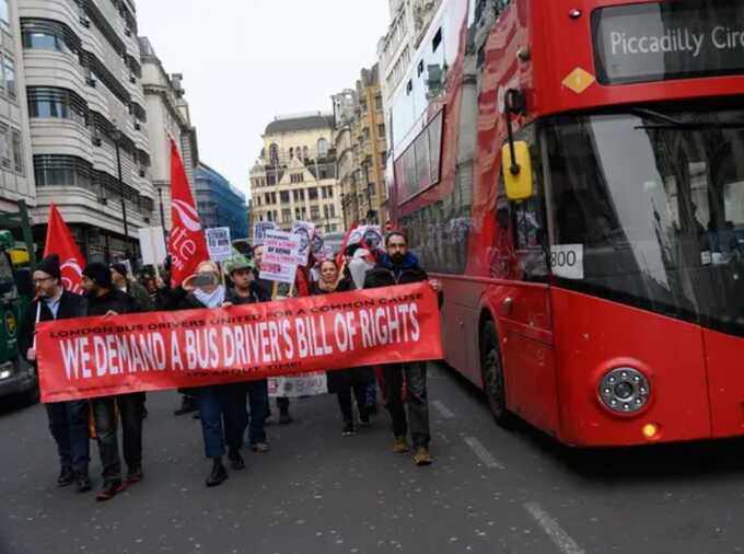 UK bus drivers threaten strike over pay and working conditions