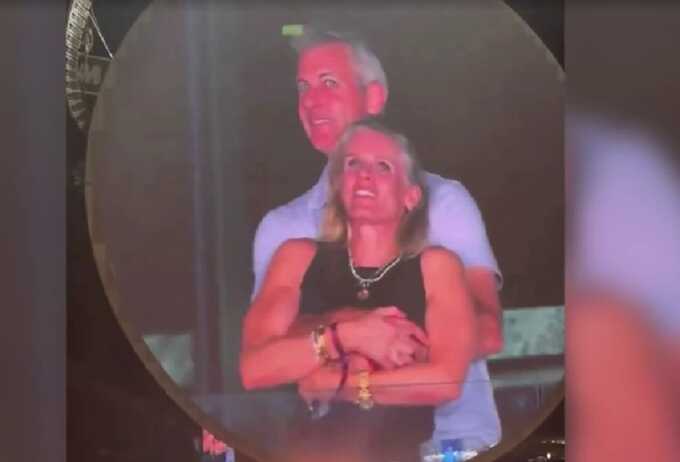 Heiress Kristin Cabot splits from husband following kiss cam drama