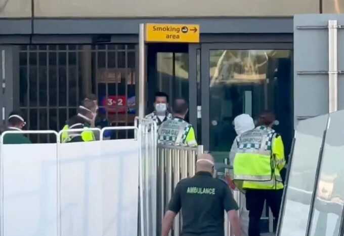 Man arrested after hazardous materials incident forces Heathrow terminal 4 evacuation