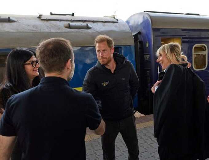 Prince Harry makes surprise visit to Ukraine to support wounded veterans