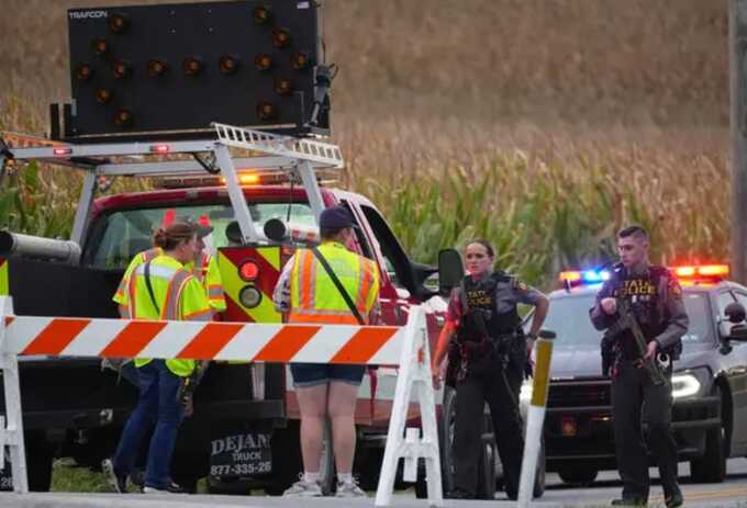 Gunman kills three officers during domestic call in rural Pennsylvania