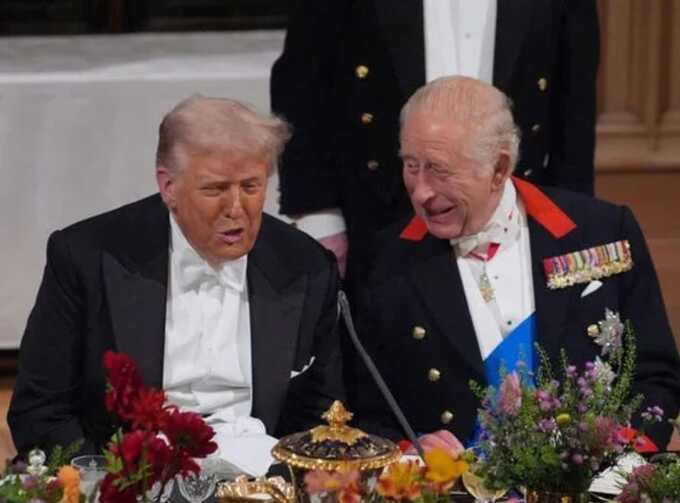 “They treated us great”: Trump hails royal family after Windsor Castle banquet