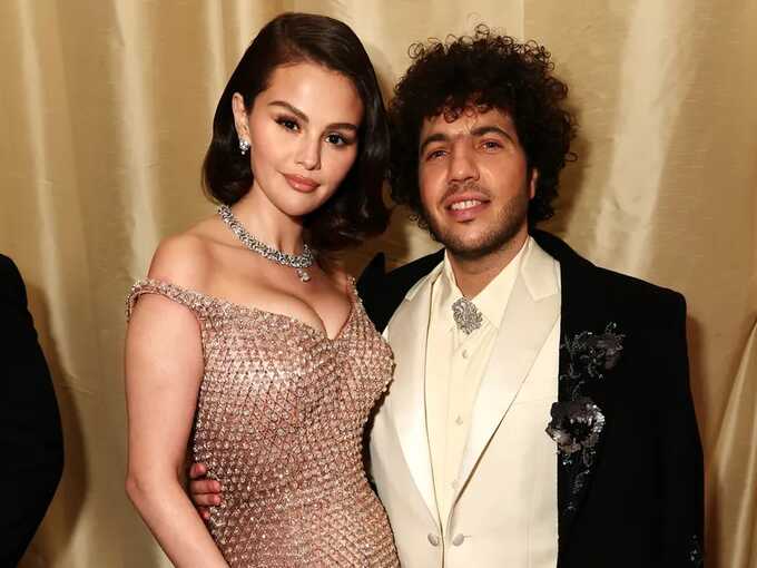 Selena Gomez and Benny Blanco attending the 97th annual Academy Awards (Oscars), Picture: Emma McIntyre//Getty Images
