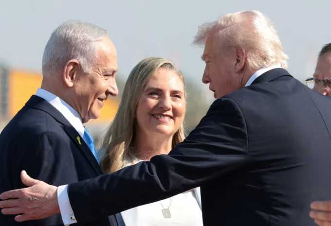 Trump arrives in Israel to meet Netanyahu amid Gaza ceasefire efforts