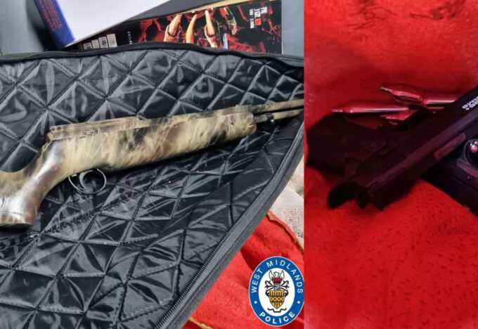 Four arrested as imitation firearms and drugs seized in Birmingham raids