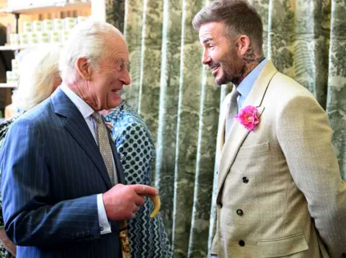 Beckham receives knighthood at Windsor Castle