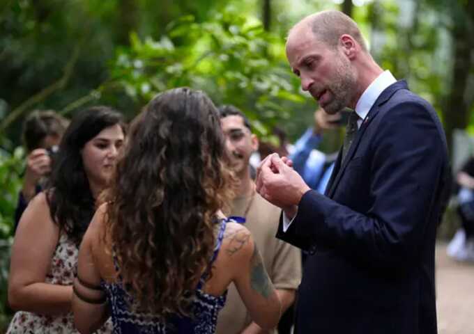 William focuses on Earthshot mission as he avoids royal scandal question