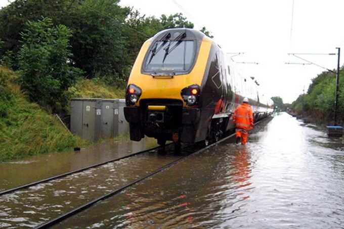 Rush-hour meltdown as Storm Claudia floods lines and forces mass cancellations