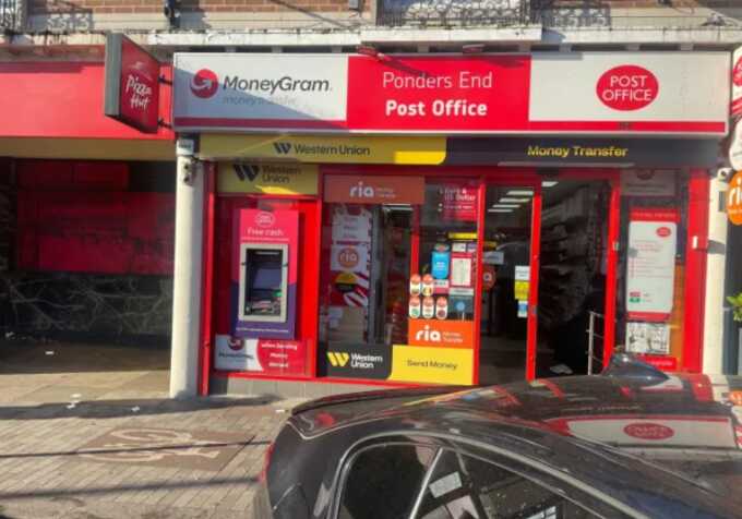 Pensioner dies after robbery at north London post office cash machine