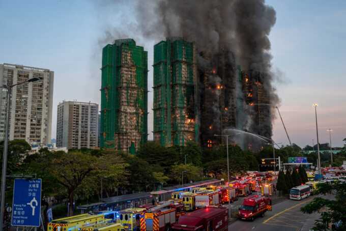 Deadliest blaze in decades forces Hong Kong to pause public life