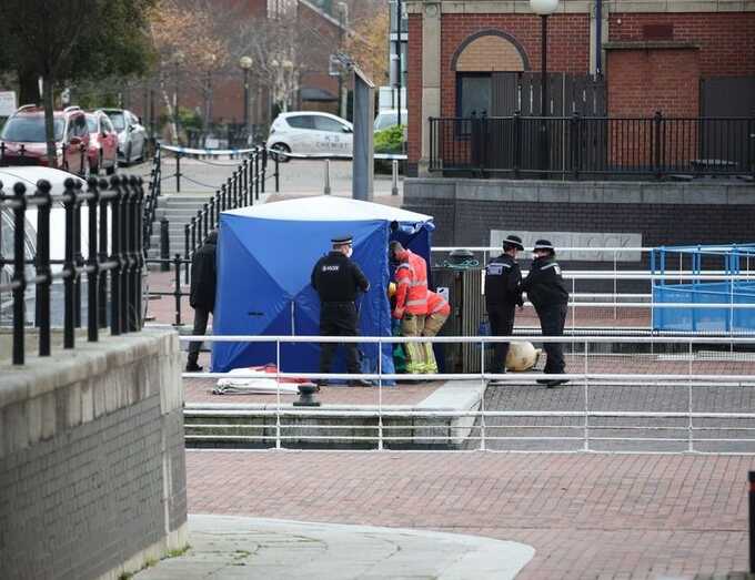 Body found in water sparks huge emergency services presence at Salford Quays