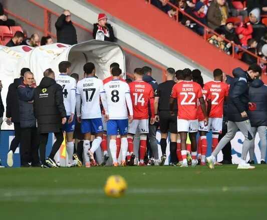 Charlton vs Portsmouth match abandoned after supporter dies in stand