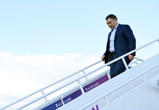 Kyrgyz President Sadyr Japarov flies on Ilan Shor’s $18M Gulfstream jet