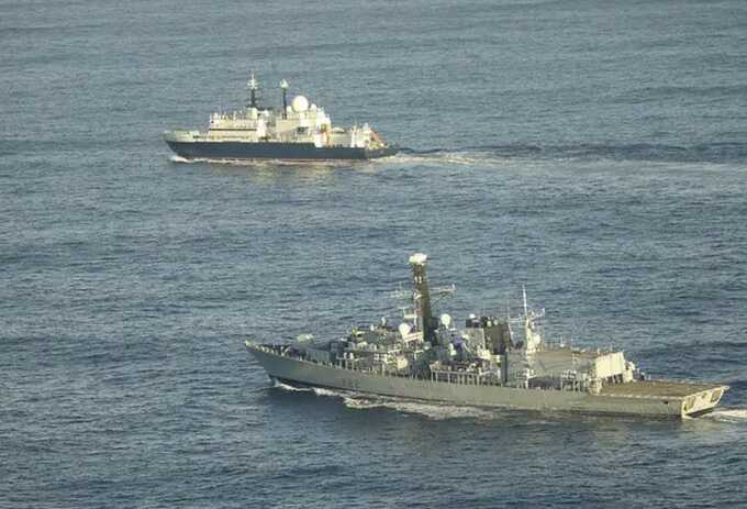 Russian submarines secretly deployed to map UK undersea infrastructure alongside spy ship