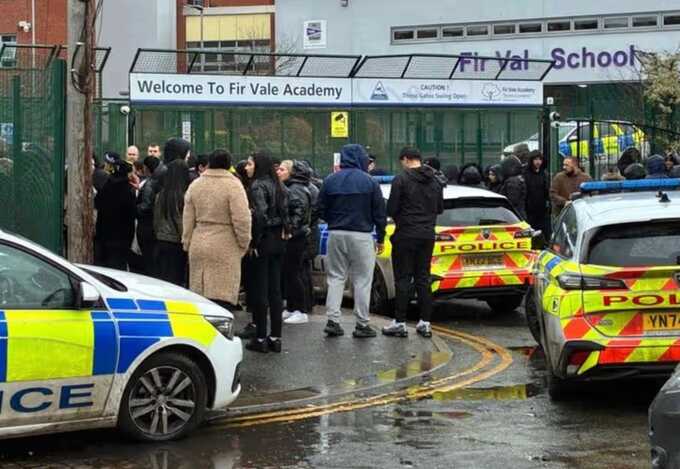 Two teachers taken to hospital after incident at Fir Vale Academy