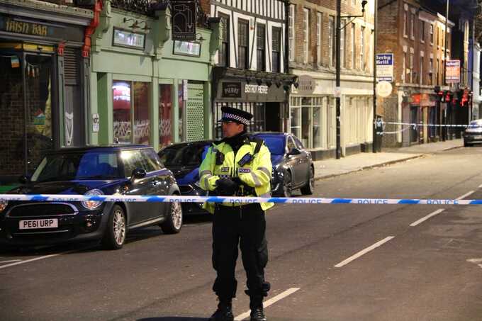 Car crashes into crowds in Derby city centre sparking terro