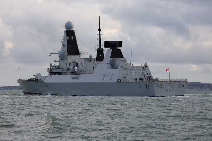 Royal Navy destroyer sent to crisis zone sidelined by technical fault