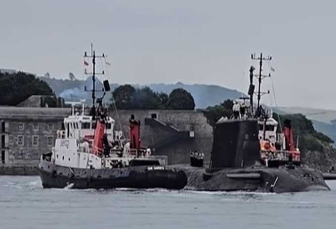 Young worker rushed to hospital after terrifying accident aboard Royal Navy submarine
