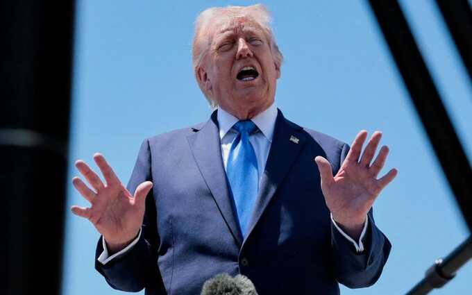 Trump’s awkward royal moment as he reveals mother’s “crush” on young Charles