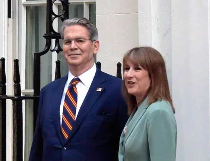 Rachel Reeves debated with Scott Bessent about the war in Iran