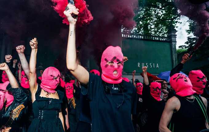 Pussy Riot accuses Venice Biennale of platforming Russian propaganda