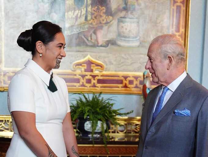 New Zealand’s young Maori Queen brings colonial legacy talks to Buckingham Palace