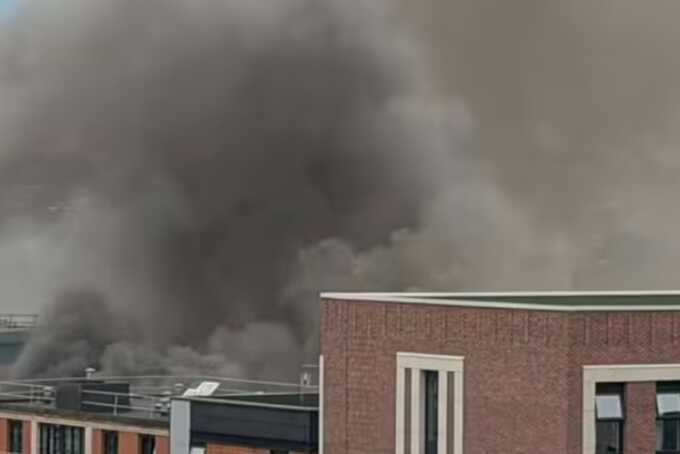 Massive fire erupts in Nottingham city centre after reports of "big explosion"