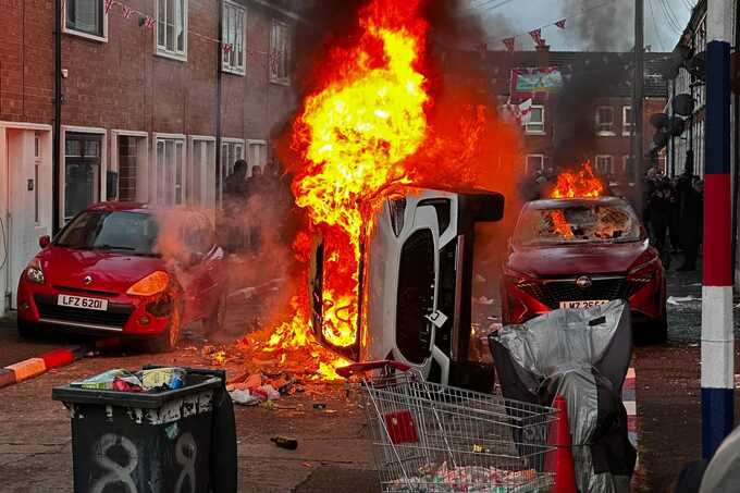 Belfast riots show what Farage’s ‘pure cold rage’ really looks like