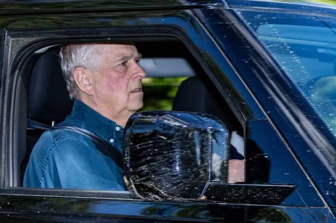 Andrew Mountbatten-Windsor seen with lingering bruise before King’s birthday parade