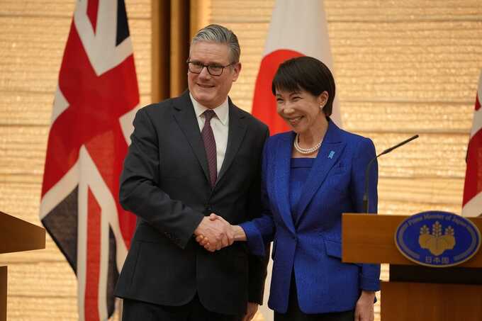 UK and Japan to sign £18bn investment deal as Starmer seeks jobs boost