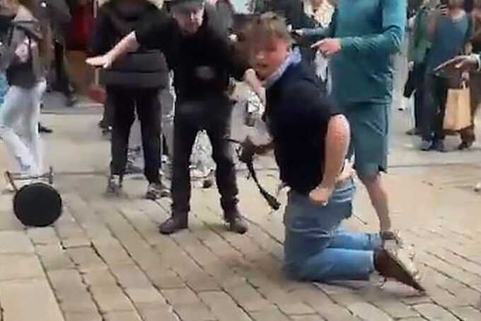 British remigration activist attacked during Manchester street debate