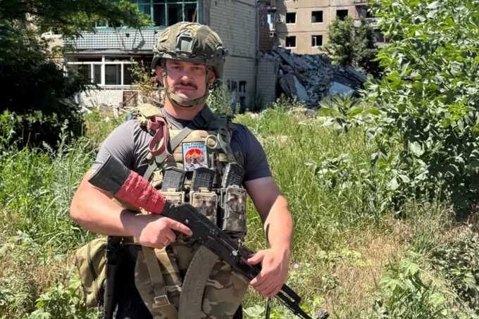 AfD member Murad Dadaev visits occupied Donetsk Oblast with Akhmat fighters