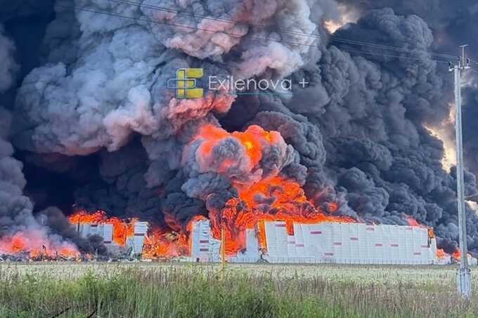 Ukraine launches major drone strikes on Russian logistics hubs and oil depot