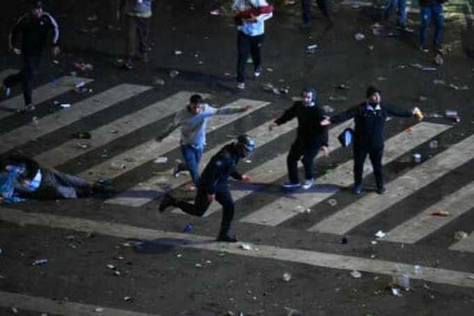 Clashes erupt in Buenos Aires after Argentina’s World Cup final defeat