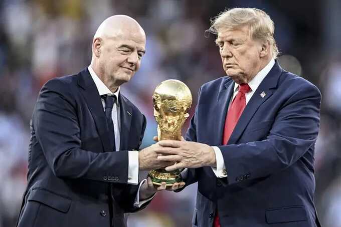 Gianni Infantino tells World Cup critics to "pray" after defending controversial tournament