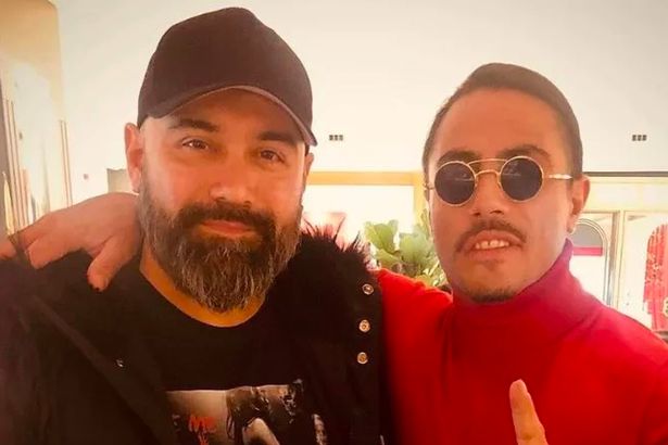 The DJ pictured with steak connoisseur Salt Bae dqxikeidqkikdinv