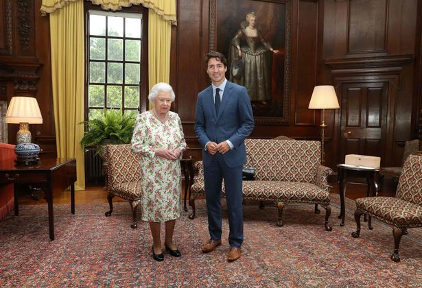 Trudeau met the late Queen Elizabeth II in Edinburgh in 2017 dqxikeidqkikdinv