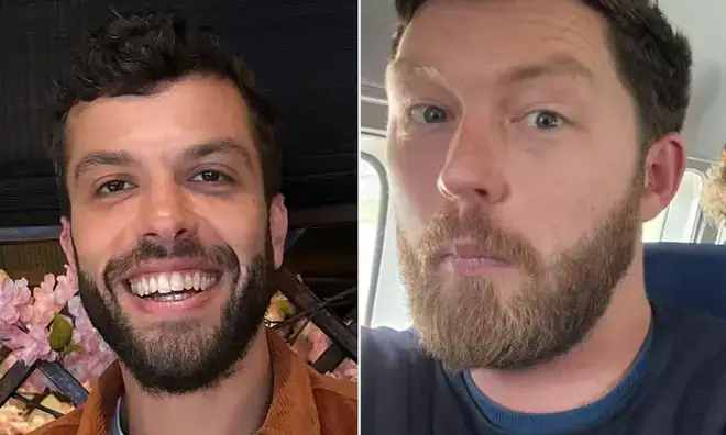 Aziz Ziriat (left) and Samuel Harris went missing while hiking in the Italian Dolomites dqxikeidqkikdinv