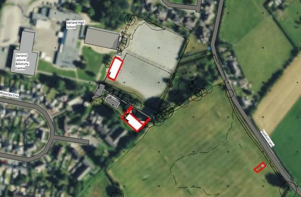 Plans showing the location of Wrexham’s new youth training facility dqxikeidqkikdinv